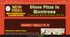 Desktop Screenshot of dinospizzamontrose.com